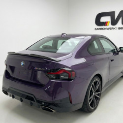 Pièces en carbone Tuning 2264 - Heckspoiler Spoiler Lippe Highkick Vollcarbon passend für BMW 2er G42 + M240i + G87 M2