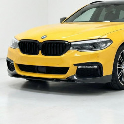Pièces en carbone Tuning 1338 - Frontlippe V1.1 schwarz glanz passend für BMW 5er G30 G31