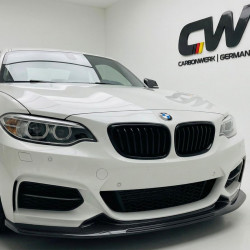 Carbonteile Tuning 1004 - Frontlippe Lippe Frontspoiler Schwert V1 Carbon passend für BMW 2er F22 F23