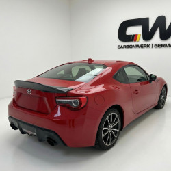 Pièces en carbone Tuning 2469 - Heckspoiler Ducktail Spoiler Lippe Heck ABS Glanz Schwarz passend für Toyota GT86 Subaru BRZ
