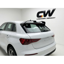 Carbonparts Tuning 2468 - Heckspoiler Spoiler Lippe Heck ABS Glanz Schwarz passend für Audi A3 8Y Sportback SB S3 RS3