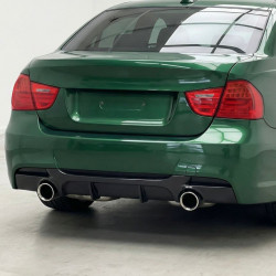Carbonteile Tuning 1956 - Diffusor Performance schwarz glänzend ABS passend für BMW 3er E90 E91 335i/d