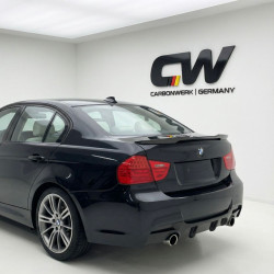 Pièces en carbone Tuning 1956 - Diffusor schwarz glänzend ABS passend für BMW 3er E90 E91 335i/d