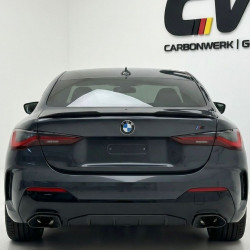 Carbonteile Tuning 2438 - Heckspoiler Lippe Spoiler Highkick schwarz glänzend passend für BMW 4er G22 Coupe