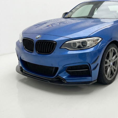 Carbonteile Tuning 1004 - Frontlippe Lippe Frontspoiler Schwert V1 Carbon passend für BMW 2er F22 F23