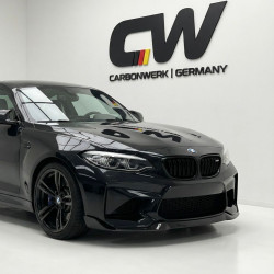 Carbonparts Tuning 1497 - Frontlippe Lippe Schwert Frontspoiler Spoiler Clubsport Carbon passend für BMW M2 F87