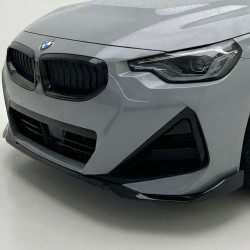 Carbonparts Tuning 1958 - Frontlippe Spoiler Schwert Performance ABS schwarz glänzend passend für BMW 2er G42 + M240i mit MPaket