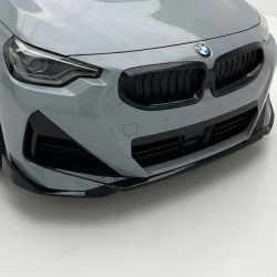 Carbonteile Tuning 1958 - Frontlippe Spoiler Schwert Performance ABS schwarz glänzend passend für BMW 2er G42 + M240i mit MPaket