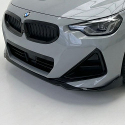 Carbonparts Tuning 1958 - Frontlippe Spoiler Schwert Performance ABS schwarz glänzend passend für BMW 2er G42 + M240i mit MPaket