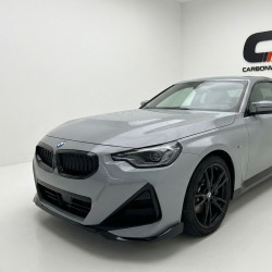 Carbonparts Tuning 1958 - Frontlippe Spoiler Schwert Performance ABS schwarz glänzend passend für BMW 2er G42 + M240i mit MPaket