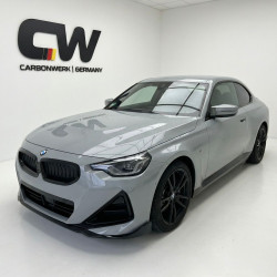 Carbonparts Tuning 1958 - Frontlippe Spoiler Schwert Performance ABS schwarz glänzend passend für BMW 2er G42 + M240i mit MPaket
