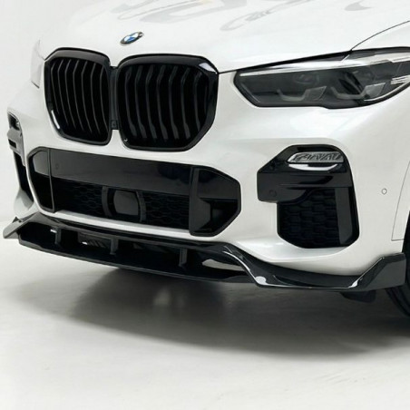 Carbonteile Tuning 2768 - Frontlippe Lippe Schwert Frontspoiler ABS Glanz passend für BMW X5 G05 VFL M Paket