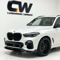 Carbonteile Tuning 2768 - Frontlippe Lippe Schwert Frontspoiler ABS Glanz passend für BMW X5 G05 VFL M Paket