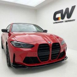 Carbonteile Tuning 2031 - Frontlippe Lippe Schwert ABS Glanz Schwarz passend für BMW M3 G80 G81 M4 G82 G83