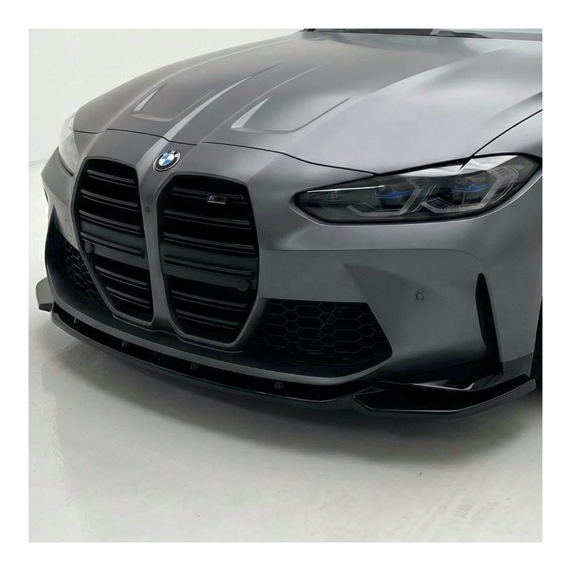 Carbonteile Tuning 2031 - Frontlippe Lippe Schwert ABS Glanz Schwarz passend für BMW M3 G80 G81 M4 G82 G83