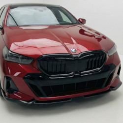 Carbonteile Tuning Frontlippe Lippe Spoiler Schwert Performance ABS Glanz Schwarz für BMW 5er G60 G61 + i5 - 2834