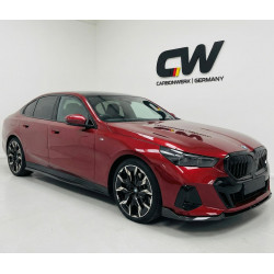 Carbonteile Tuning Frontlippe Lippe Spoiler Schwert Performance ABS Glanz Schwarz für BMW 5er G60 G61 + i5 - 2834