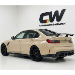 Pièces en carbone Tuning 2465 - Heckflügel Flügel Spoiler Heck ABS Glanz Schwarz Performance passend für BMW M4 G82 G22 4er