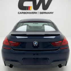 Pièces en carbone Tuning 1957 - Heckspoiler Lippe Spoiler Highkick schwarz glänzend passend für BMW 6er F06 F13 + M6