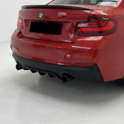 Carbonteile Tuning 1511 - Diffusor V2.1 ABS schwarz glanz passend für BMW 2er F22 F23 M235