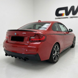 Carbonteile Tuning 1511 - Diffusor V2.1 ABS schwarz glanz passend für BMW 2er F22 F23 M235