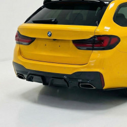 Carbonteile Tuning Heckspoiler Spoiler Lippe Ansatz ABS Glanz Schwarz für BMW 5er G31 Touring - 2813
