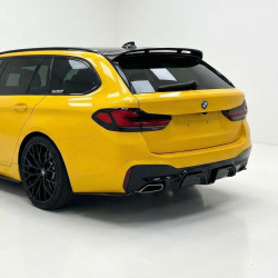 Carbonteile Tuning Heckspoiler Spoiler Lippe Ansatz ABS Glanz Schwarz für BMW 5er G31 Touring - 2813