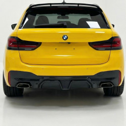 Carbonteile Tuning Heckspoiler Spoiler Lippe Ansatz ABS Glanz Schwarz für BMW 5er G31 Touring - 2813