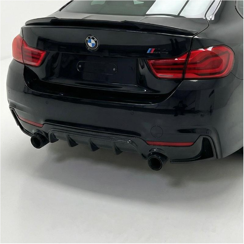 Carbonteile Tuning 1101 - Diffusor V1 Carbon passend für BMW 4er F32 F33 F36 435/440