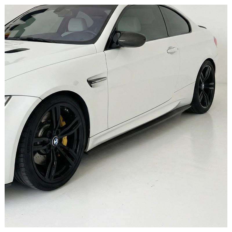 Carbonteile Tuning Sideskirts Seitenschweller Ansätze Performance ABS schwarz glänzend passend für BMW M3 E92 E93 - 2823