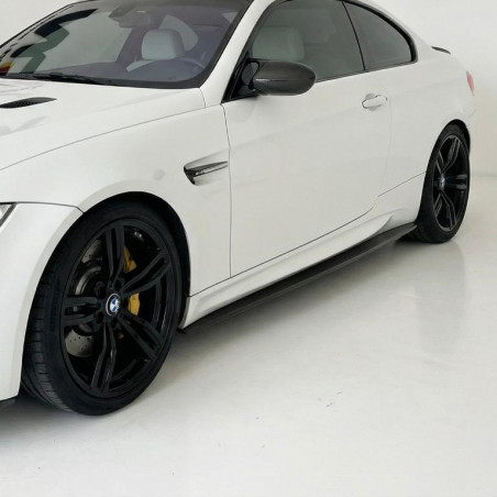Carbonteile Tuning Sideskirts Seitenschweller Ansätze Performance ABS schwarz glänzend passend für BMW M3 E92 E93 - 2823
