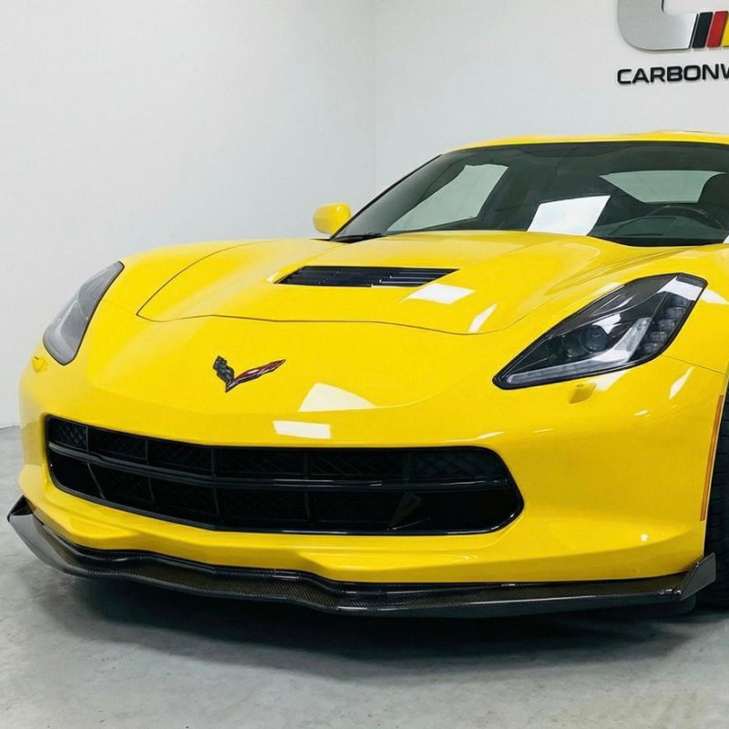 Carbonteile Tuning 1613 - Frontlippe V1 Carbon passend für Corvette C7 + Z06