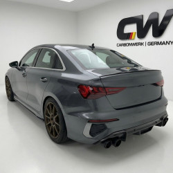 Carbonteile Tuning Heckdiffusor Diffusor Performance Carbon für AUDI A3 8Y S-Line + S3 8Y Limousine Vorfacelift - 4139