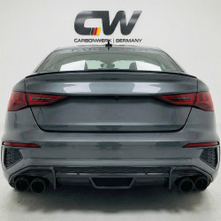 Carbonteile Tuning Heckdiffusor Diffusor Performance Carbon für AUDI A3 8Y S-Line + S3 8Y Limousine Vorfacelift - 4139