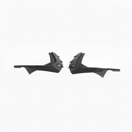 Pièces en carbone Tuning Lufteinlass Canards Splitter Front Performance Carbon für AUDI A3 8Y S-Line + S3 8Y Limousine Vorfac...