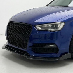 Carbonteile Tuning Frontlippe Spoiler Schwert Carbon passend für AUDI A3 Sline + S3 8V Facelift - 2394