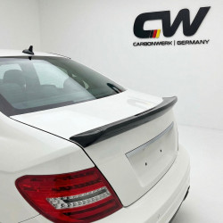 Pièces en carbone Tuning 1464 - Heckspoiler Deep Carbon passend für Mercedes-Benz W204