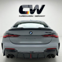 Carbonteile Tuning Heckspoiler Lippe Spoiler Deep V2 schwarz glänzend passend für BMW 4er G22 + M4 G82 Coupe - 2955