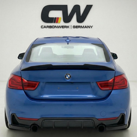 Carbonparts Tuning 2764 - Heckspoiler Spoiler Lippe Deep V2 ABS Glanz Schwarz passend für BMW 4er F36