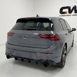 Carbonteile Tuning 2409 - Diffusor Heckdiffusor Heck Ansatz ABS Glanz Schwarz passend für Volkswagen VW Golf 8 GTI nicht R