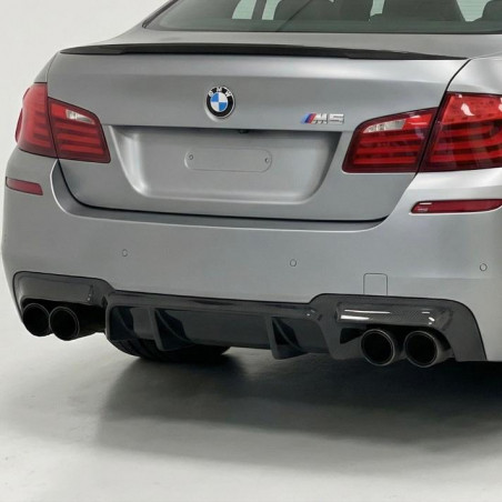 Carbonteile Tuning 1953 - Diffusor V2 schwarz glänzend ABS passend für BMW M5 F10