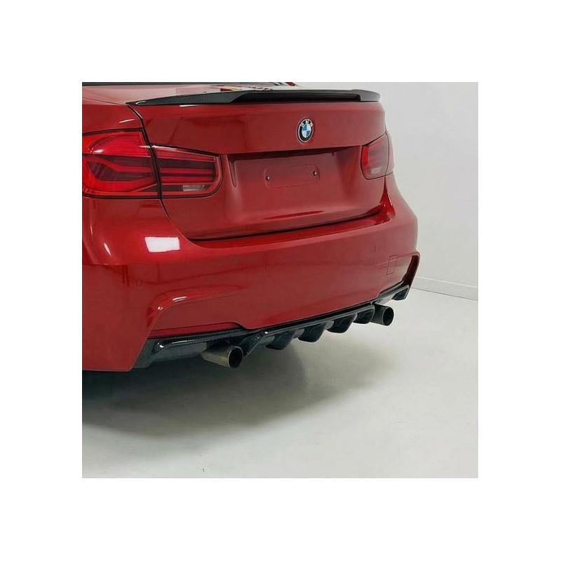 Carbonteile Tuning 1695 - Diffusor Diffuser Performance schwarz glänzend passend für BMW 3er F30 F31 335 340