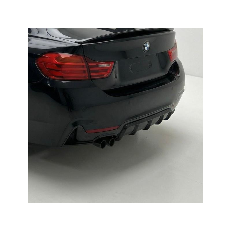 Carbonteile Tuning 1262 - Diffusor V3.1 ABS schwarz glanz passend für BMW 4er F32 F33 F36