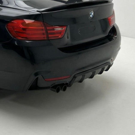 Carbonteile Tuning 1262 - Diffusor V3.1 ABS schwarz glanz passend für BMW 4er F32 F33 F36