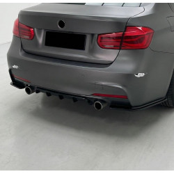 Carbonparts Tuning Hecksplitter Splitter Ansatz Heck ABS Glanz für BMW 3er F30 und F31 M Paket - 2855