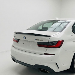 Pièces en carbone Tuning 2085 - Heckspoiler Lippe Spoiler Performance schwarz glänzend passend für BMW 3er G20