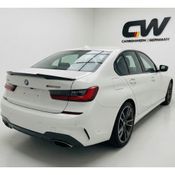 Pièces en carbone Tuning 2085 - Heckspoiler Lippe Spoiler Performance schwarz glänzend passend für BMW 3er G20