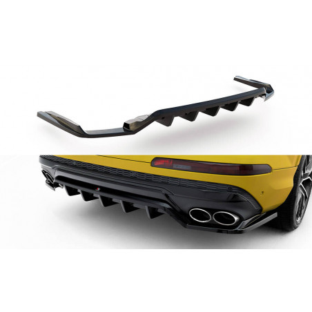 Pièces en carbone Tuning Maxton Heckdiffusor Diffusor ABS Glanz für AUDI SQ7 4M + Q7 S-Line Mk2 - 4141