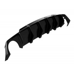 Carbonteile Tuning Diffusor Heckdiffusor Heck Ansatz ABS Glanz Schwarz passend für Volkswagen Scirocco R Mk3 Facelift 2014-20...