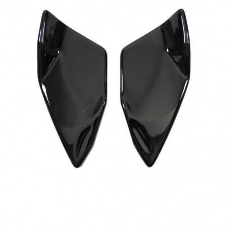 Carbonteile Tuning Hecksplitter Heckansatz Flaps Diffusor ABS schwarz glänzend passend für Volkswagen Scirocco R Mk3 Facelift...